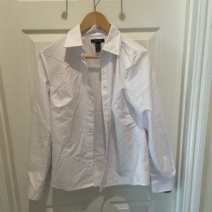 White Long Sleeve Button Up Shirt